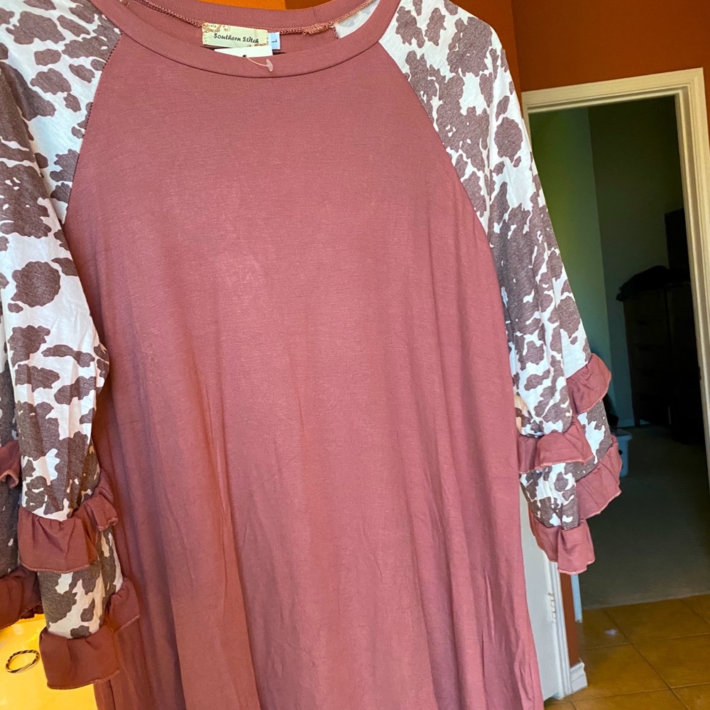 Bell sleeve top